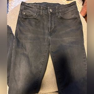 BLACK DENIM FLEX SKINNY JEANS